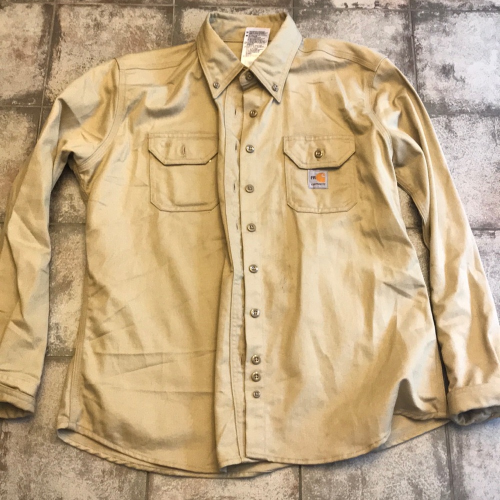 FR carhartt button up